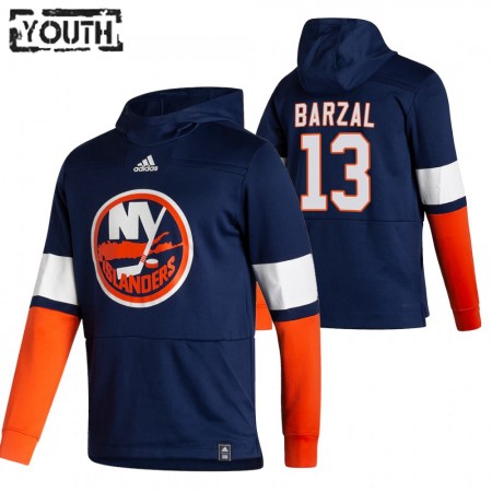 Kinder Eishockey New York Islanders mathew barzal 13 2020-21 Reverse Retro Pullover Hooded Sweatshirt